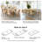 63''–95'' Extendable Rectangular Wood Dining Tables for 6 to 10