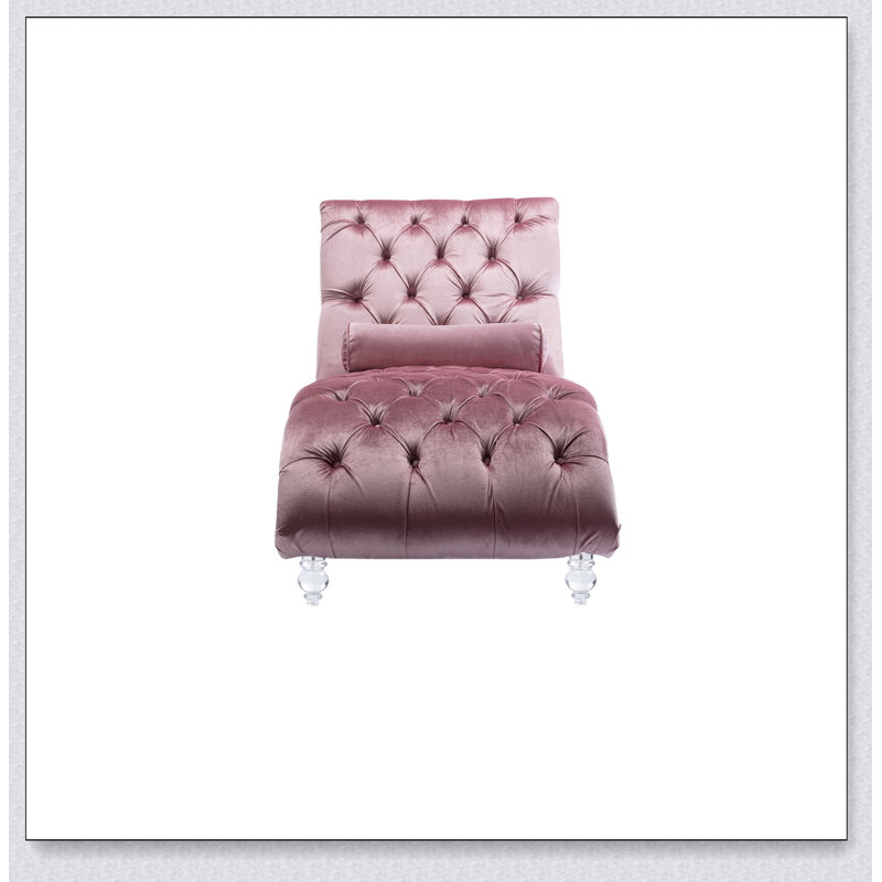 Canapé de loisirs avec pieds, Rose