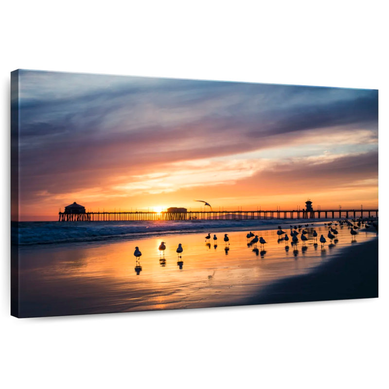 Gillard Huntington Beach Seagulls, H 20 po x l 30 po