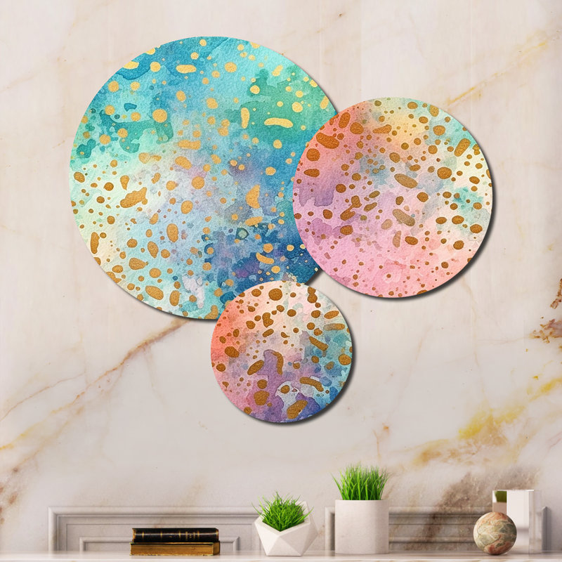 Abstract Wall Decor on Metal