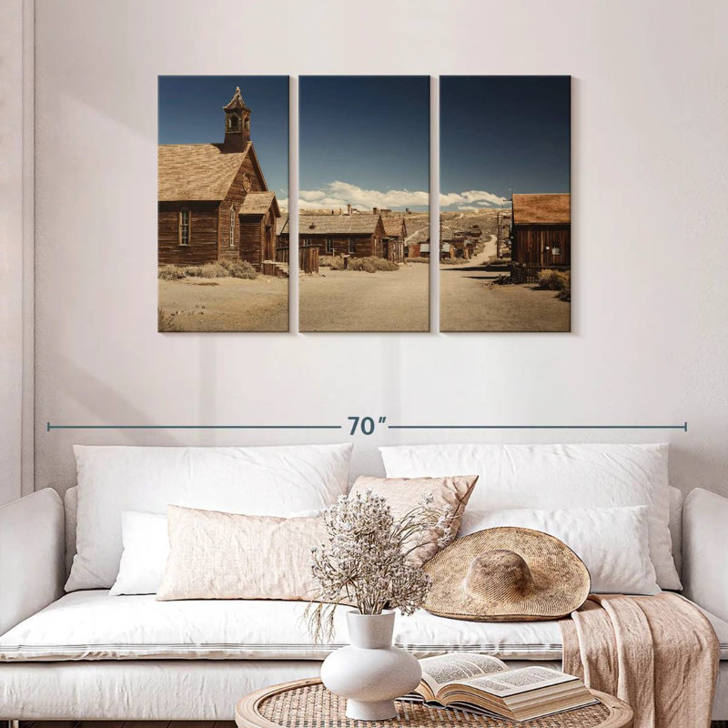 Lelar Bodie Ghost Town, 28" H x 45" W