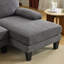 Canapé modulaire 110 po en chenille gris-500724845