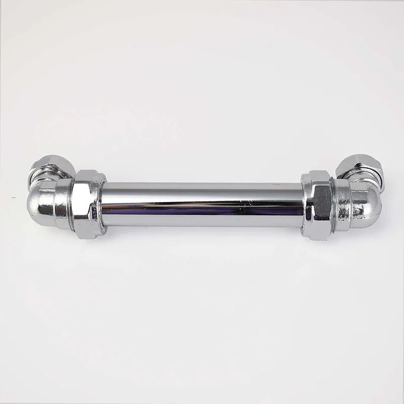 Chrome U Pull Industrial Bolted Detail