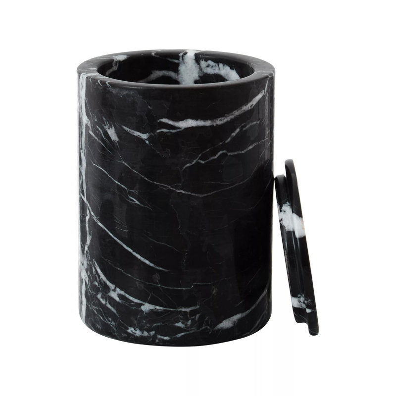 Brenlee Black Marble Ice Bucket
