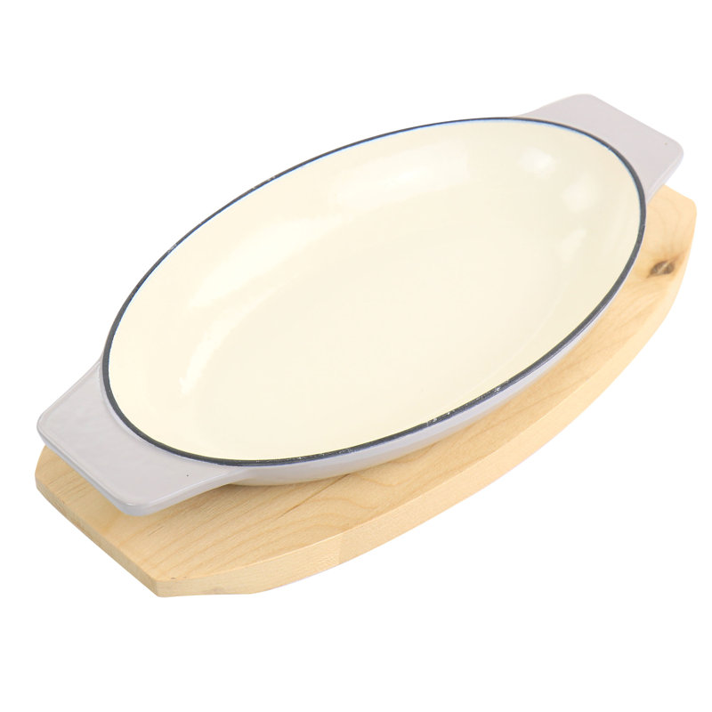 Martha Stewart 1 pte Plat à gratin en fonte
