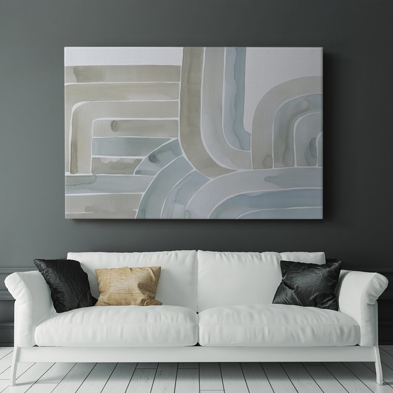 Estuaries II -Gallery Wrapped Cavas, 18" H x 27" W