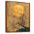 Toile avec cadre flottant brun