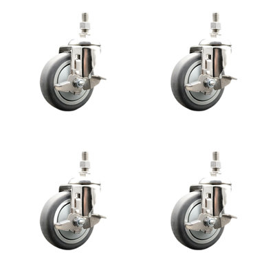 Thermoplastic Rubber Swivel Caster