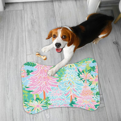 Stylish Holiday Art - Tapis d'alimentation en os 1 pièce