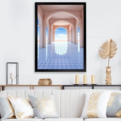 Architecture Of Infinity Futuristic Geometry - Modern Geometric Canvas Wall Art