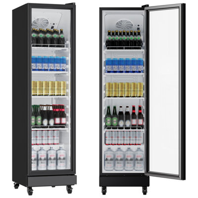 Réfrigérateur commercial pour boissons, réfrigérateur à une porte vitrée