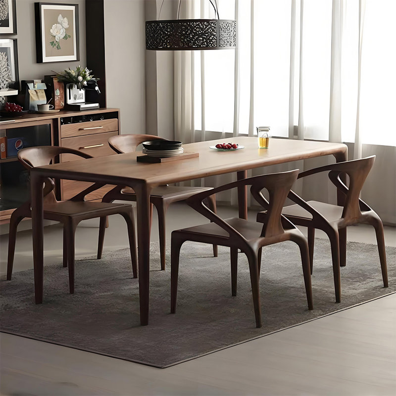 Ensemble de tables multifonctionnelles entièrement en bois massif, H 29,52 po x L 55,11 po x l 31,49 po