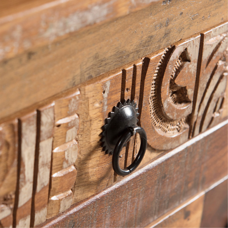 Carved Side Table