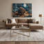 Faune Echidna, art mural sur toile noire-2008546087