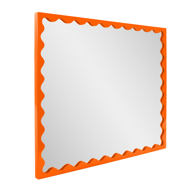 Ailee Rectangle Mirror, Orange