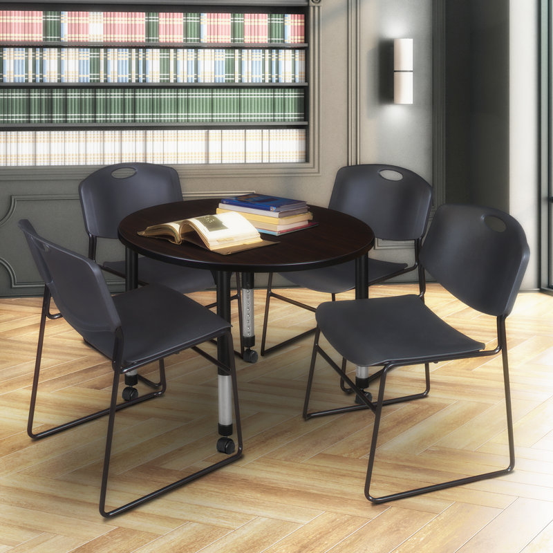 Ensemble de table de salle à manger et de chaises Kee, H 34 po x L 42 po x l 42 po, Érable