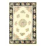 Canvello Fine Hand Knotted Vintage Chinese Peking Rug - 5'6'' X 8'5''