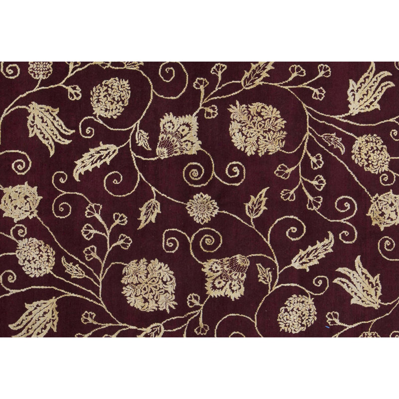Dharma Floral Area Rug in Red/Beige