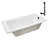 72'' x 36'' Acrylic Soaking Drop-In Bathtub, Drain Included-97545303