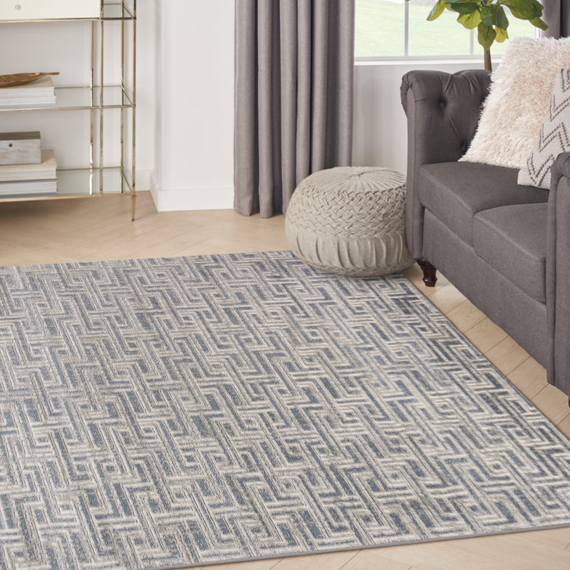 Gatze Geometric Indoor Rug, Rectangle 3'11" x 5'11"