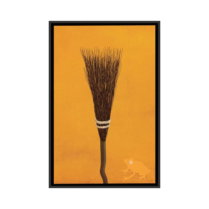 Modern & Contemporary, 26" H x 18" W x 1.5" D, Black Framed Canvas, No Mat