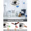 Ventilateur de plafond 19,7 po avec lumières DEL Deza