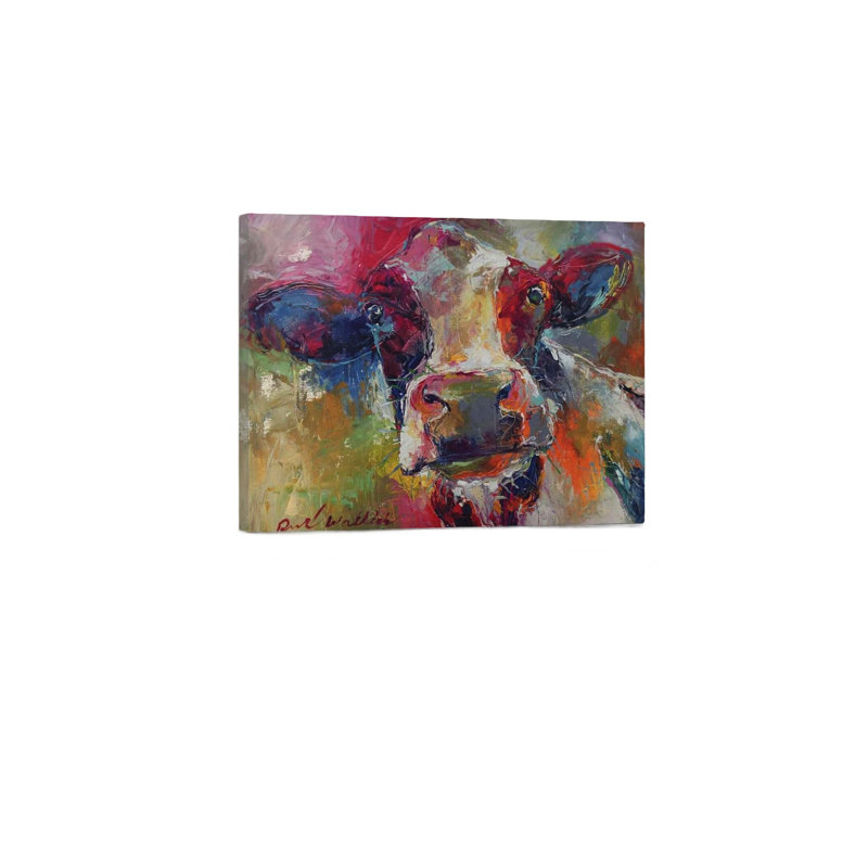 Art contemporain sur toile sans cadre 24 po x 18 po