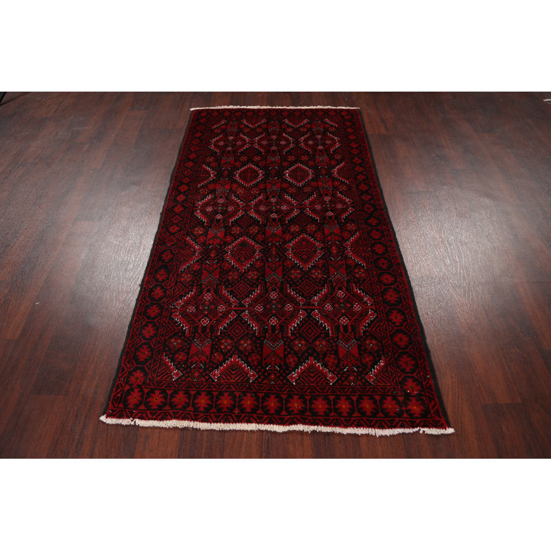 One-of-a-Kind 3'3" X 6'0" New Age Wool Area Rug in