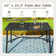 Alyne 6 - Person Metal Patio Dining Set with Rectangular Table