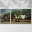 The Horse Fair - Toile encadrée multi-pièces-100099327-100099326