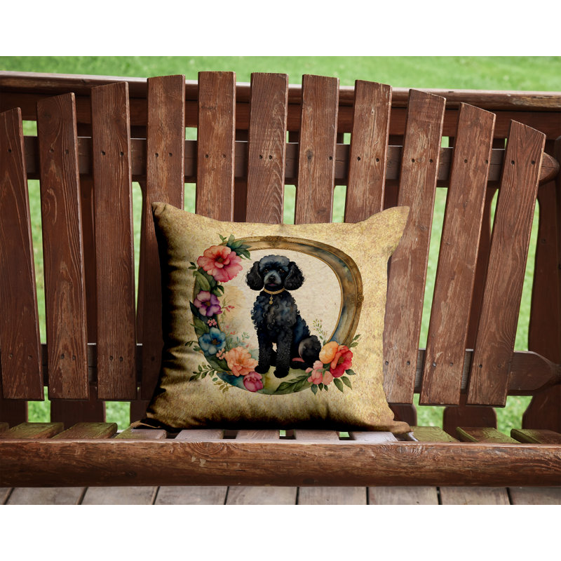  Polyester Indoor/Outdoor Throw Pillow, 14" H x 14" W x 3" D