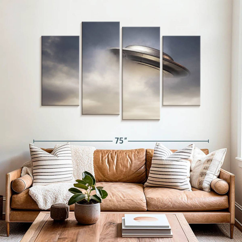 Kelan Flying UFO, 42" H x 68" W