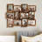 12-Photo Collage Picture Frame, Rustic Wall Decor for 4x6 Photos-1659641805