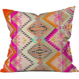 Feathered Arrows Outdoor Square Pillow Cover and Insert