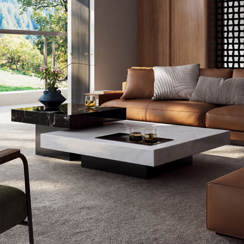 Table basse 43,31 po, 11,81 po H x 43,31 po L x 43,31 po l