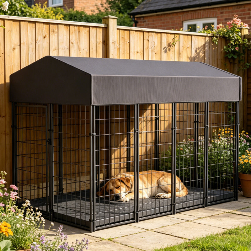 Rayne Pet Pen with Door, 165cm H x 120cm W x 249cm D