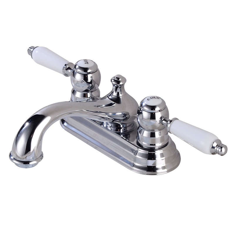 Centerset Single-handle Bathroom Faucet, Chrome