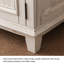 Buffet blanc massif et bois manufacturé