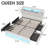 Filipkowski Bed Frame with Upholstered Storage Headboard and 4 Drawers-335022308-277186957
