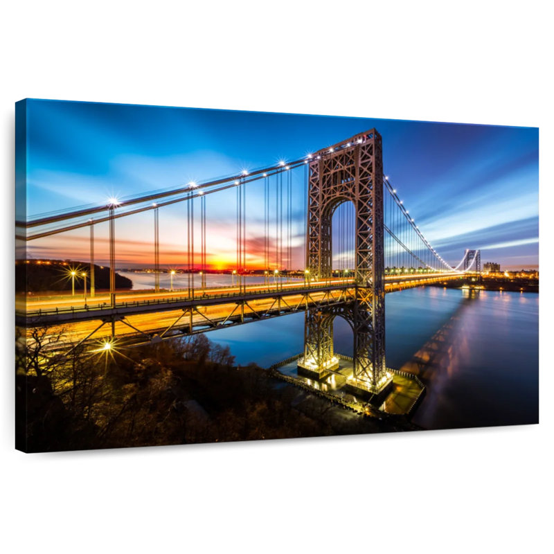 Lilie The George Washington Bridge, 24" H x 36" W