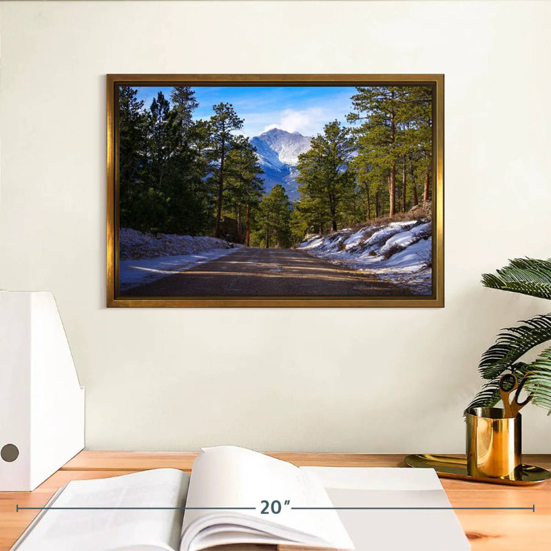 Sentier de randonnée du Colorado, Cadre flottant doré, 13 po x 9 po