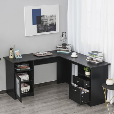 Uddevalla L-Shaped Computer Desk