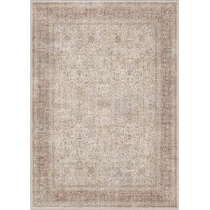 Well Woven Asha Isolde Vintage Oriental Botanical Beige Area Rug