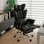 Ergonomic Adjustable Reclining Swiveling Office Chair - Faux Leather with Footrest for PC-127376177