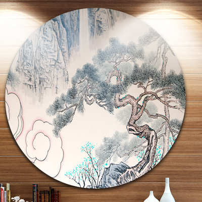 " Chinese Blue Tree Art "