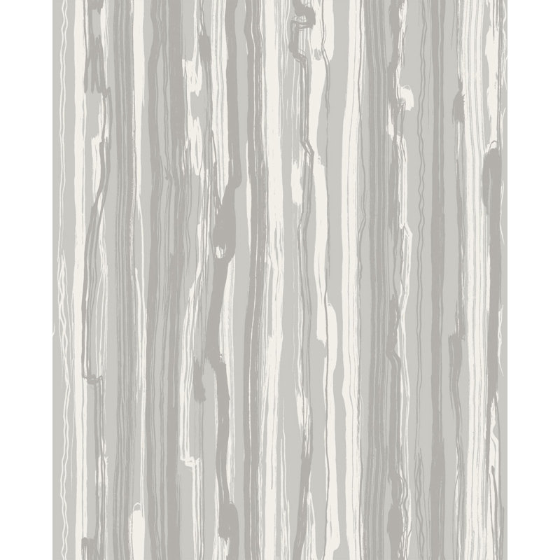 Curio Strand Abstract Wallpaper Roll, Gray