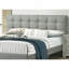 Base de lit plateforme contemporaine capitonnée en polyfibre 1pc-32236189-32236178