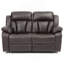 Causeuse inclinable Glory Furniture Daria, brun foncé-212818246
