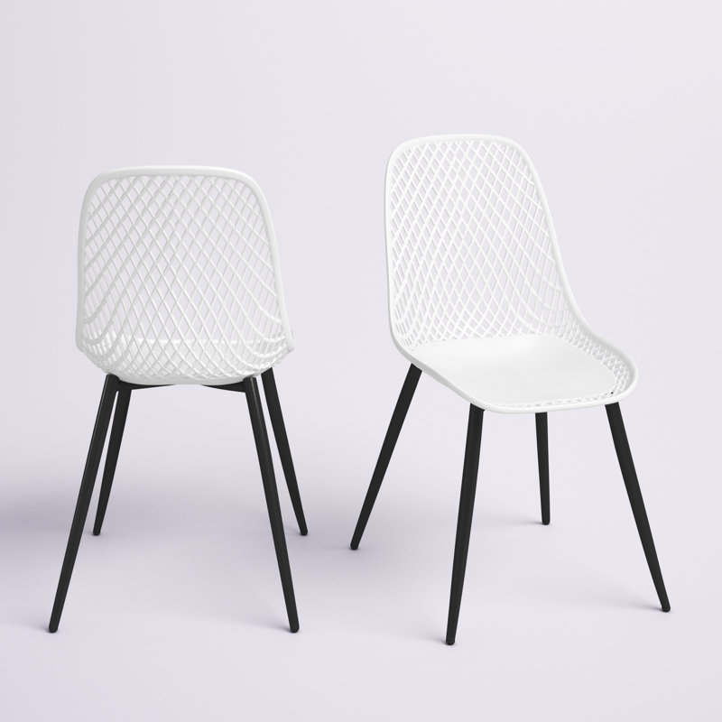 Chaise d'appoint Rowley, Blanc