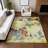 Machine Washable Indoor/Outdoor Houtz ACN2264 Floral Rug-609141436